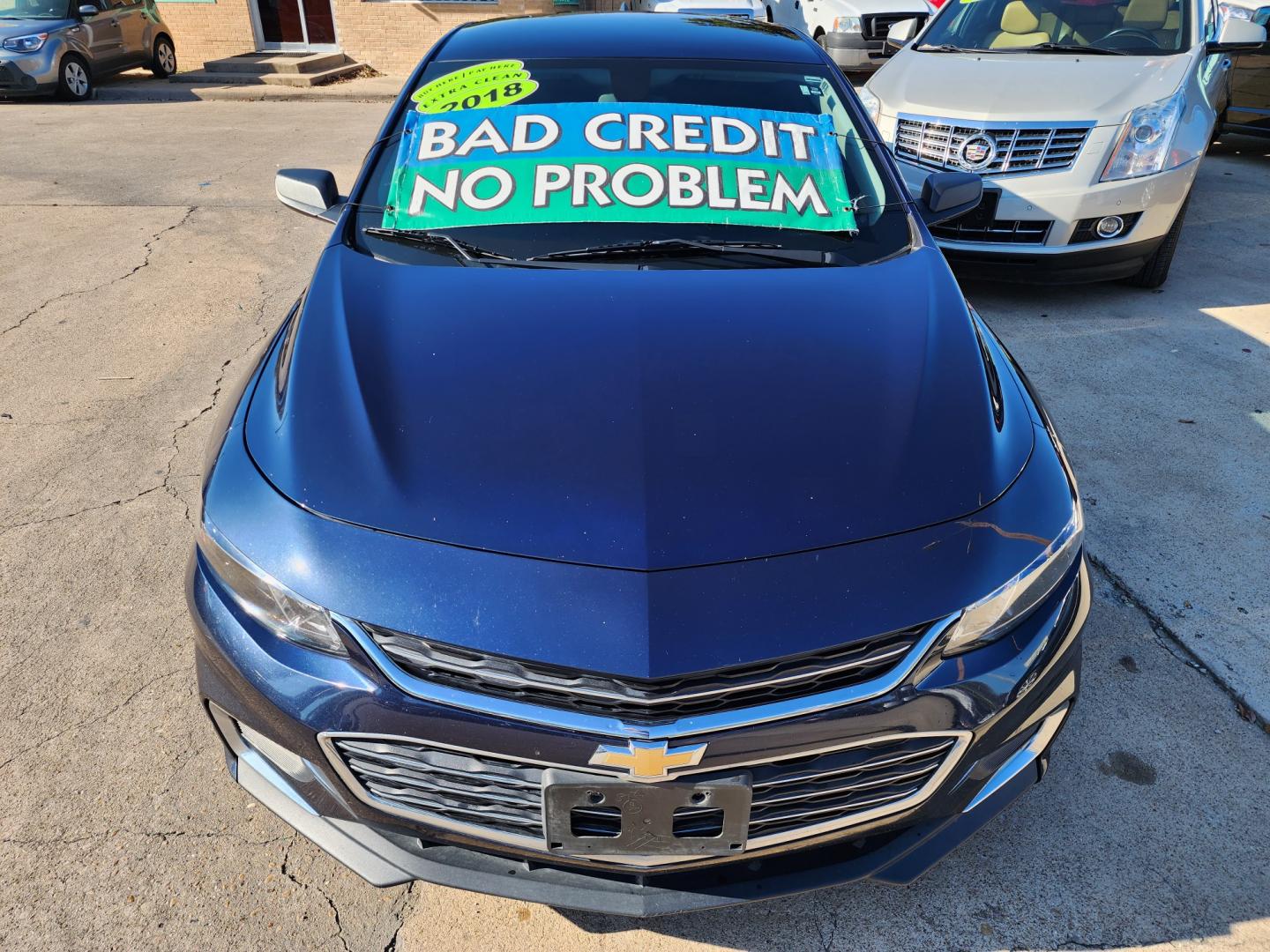 2018 DARK BLUE Chevrolet Malibu LS (1G1ZB5ST3JF) with an 1.5L L4 DOHC 16V engine, 6A transmission, located at 2660 S.Garland Avenue, Garland, TX, 75041, (469) 298-3118, 32.885551, -96.655602 - Photo#8